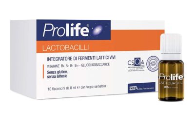 Prolife Lactobacilli – Integratore per l’equilibrio della flora batterica intestinale – 7 flaconcini