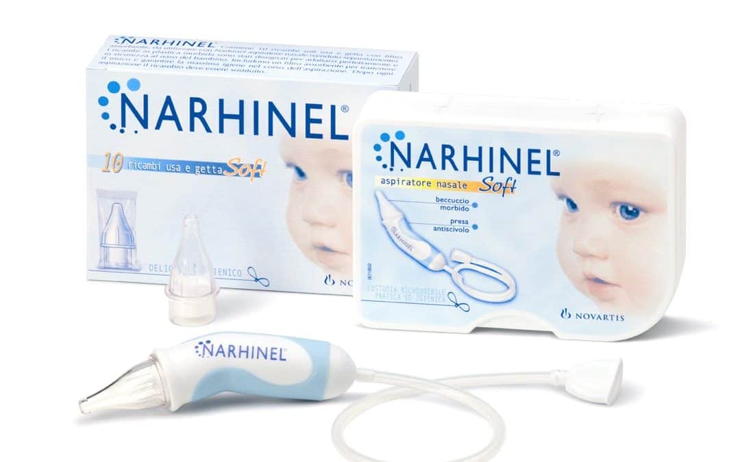 Narhinel aspiratore nasale soft (+ 2 ricambi) + 60 flaconcini fisiologica monodose da 5ml a 10,90€